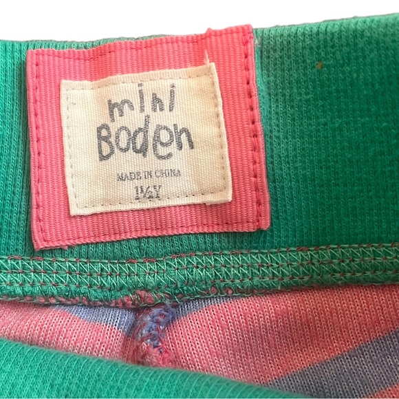 Mini Boden Baby Pink Violet Stripe Terry Drawstring Pants 
Size: 1.5 yrs - Picture 3 of 3